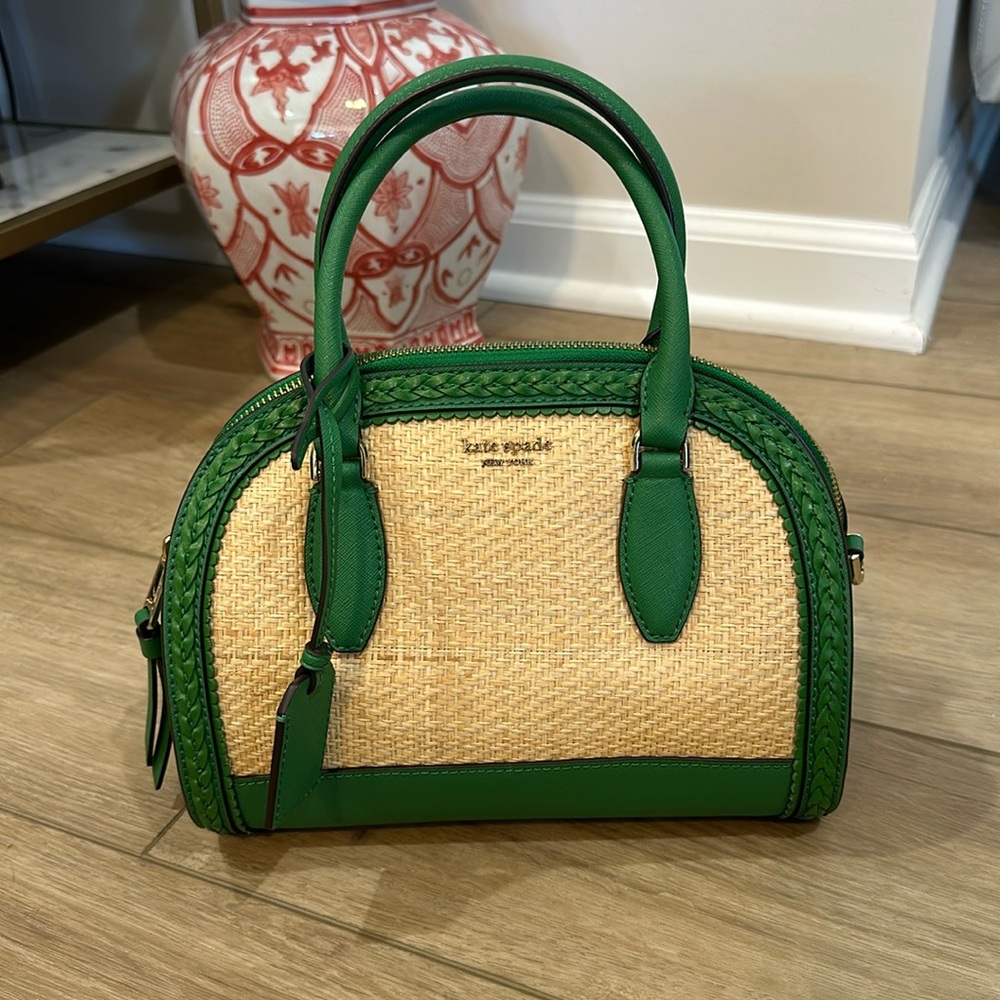 Kate spade straw purse